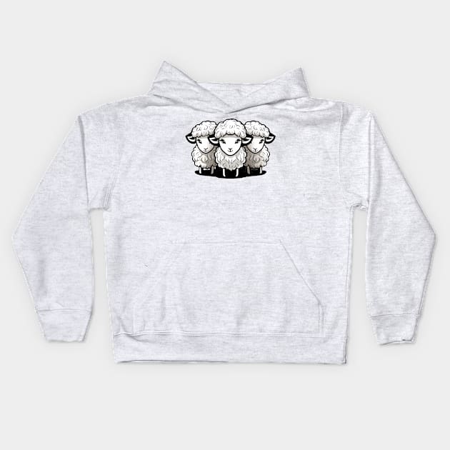 Sheep Kids Hoodie by Yopi